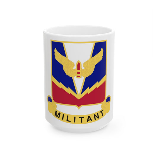 Air Defense Artillery Center and School v2 (U.S. Army) White Coffee Mug-15oz-The Sticker Space