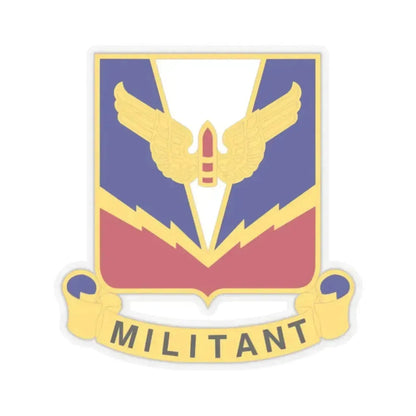Air Defense Artillery Center and School v2 (U.S. Army) STICKER Vinyl Kiss-Cut Decal 2 Inch Transparent - The Sticker Space