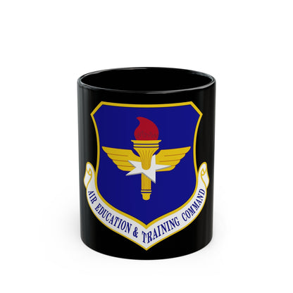 Air Education and Training Command (U.S. Air Force) Black Coffee Mug-11oz-The Sticker Space