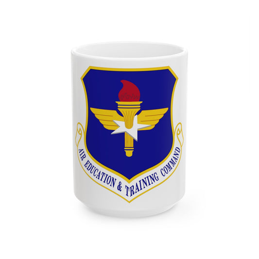 Air Education and Training Command (U.S. Air Force) White Coffee Mug-15oz-The Sticker Space