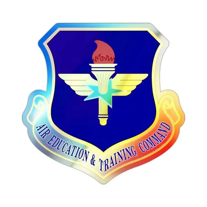 Air Education and Training Command (U.S. Air Force) Holographic STICKER Die-Cut Vinyl Decal 2 Inch Holographic - The Sticker Space