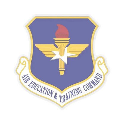 Air Education and Training Command (U.S. Air Force) STICKER Vinyl Kiss-Cut Decal 2 Inch Transparent - The Sticker Space