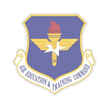 Air Education and Training Command (U.S. Air Force) STICKER Vinyl Kiss-Cut Decal 6 Inch Transparent - The Sticker Space