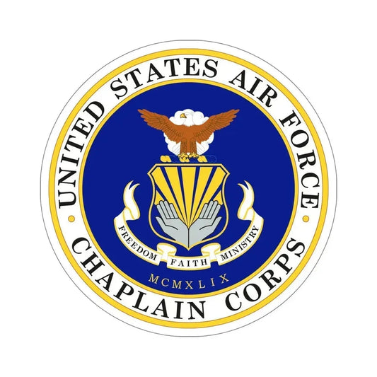 Air Force Chaplain Corps (U.S. Air Force) STICKER Vinyl Die-Cut Decal 6 Inch - The Sticker Space