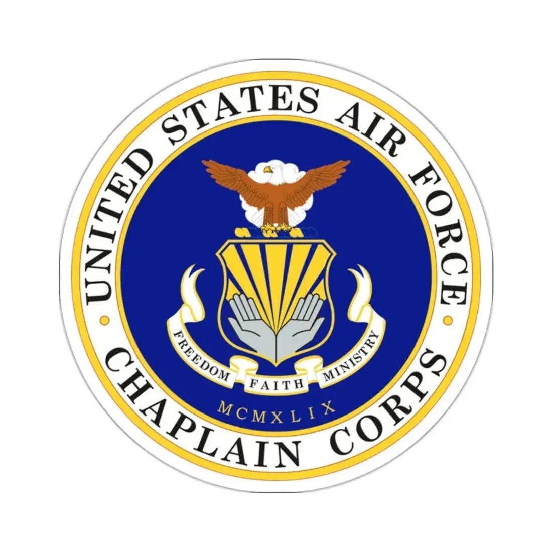 Air Force Chaplain Corps (U.S. Air Force) STICKER Vinyl Kiss-Cut Decal - The Sticker Space