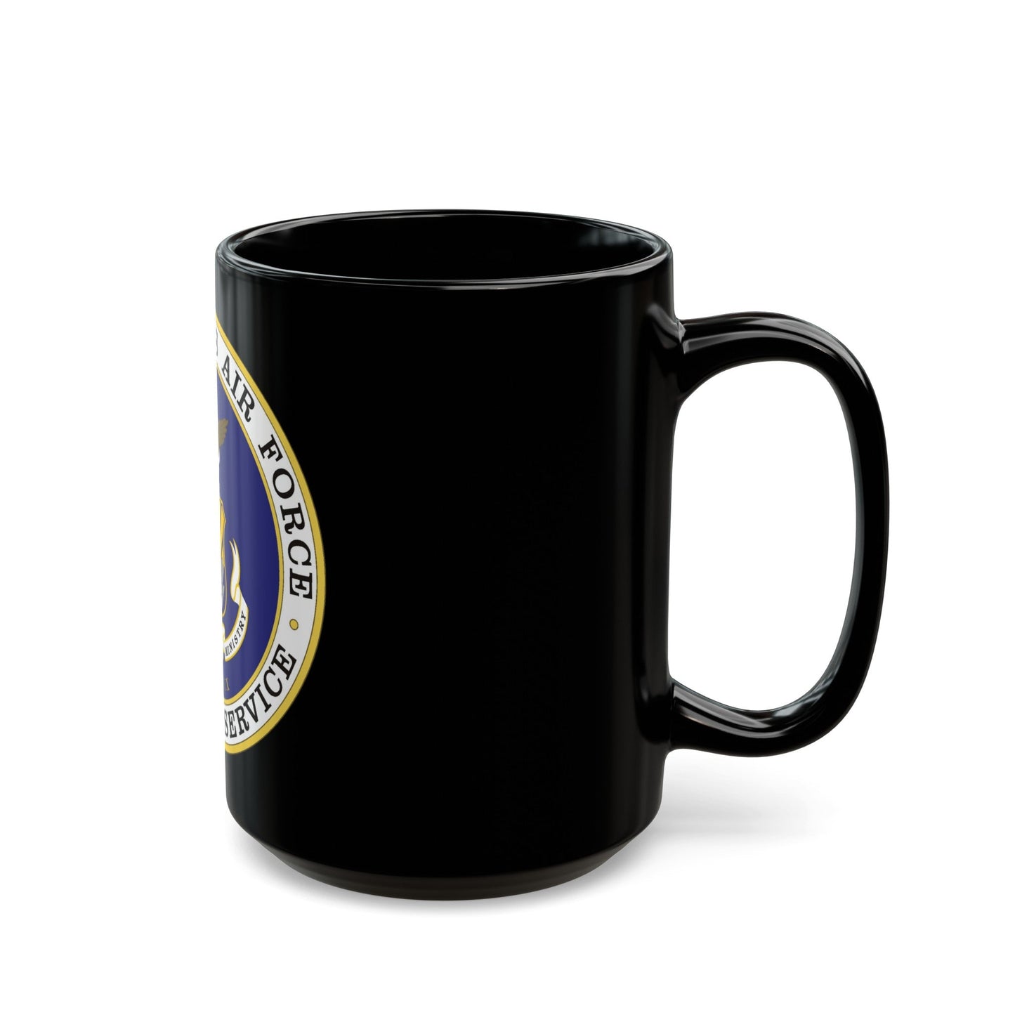 Air Force Chaplain Service (U.S. Air Force) Black Coffee Mug-The Sticker Space