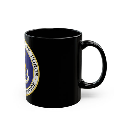 Air Force Chaplain Service (U.S. Air Force) Black Coffee Mug-The Sticker Space