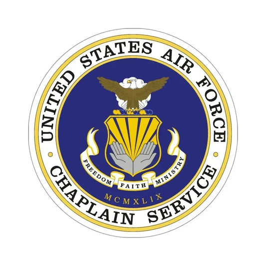 Air Force Chaplain Service (U.S. Air Force) STICKER Vinyl Die-Cut Decal 6 Inch - The Sticker Space