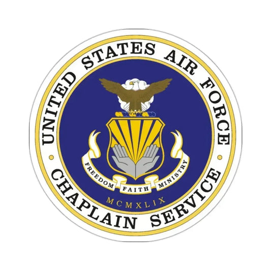 Air Force Chaplain Service (U.S. Air Force) STICKER Vinyl Kiss-Cut Decal 2 Inch White - The Sticker Space