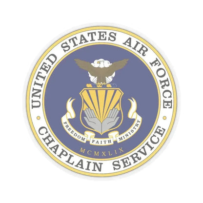 Air Force Chaplain Service (U.S. Air Force) STICKER Vinyl Kiss-Cut Decal 6 Inch Transparent - The Sticker Space