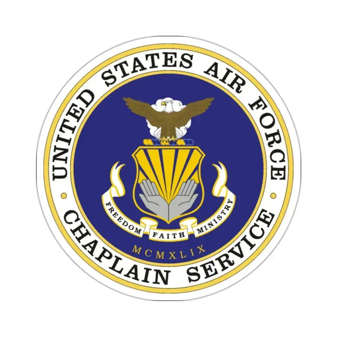 Air Force Chaplain Service (U.S. Air Force) STICKER Vinyl Kiss-Cut Decal - The Sticker Space