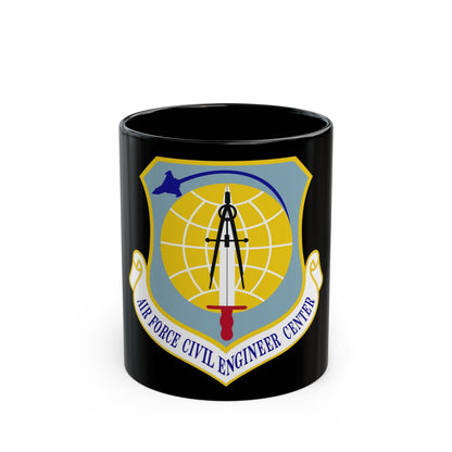 Air Force Civil Engineer Center (U.S. Air Force) Black Coffee Mug-11oz-The Sticker Space