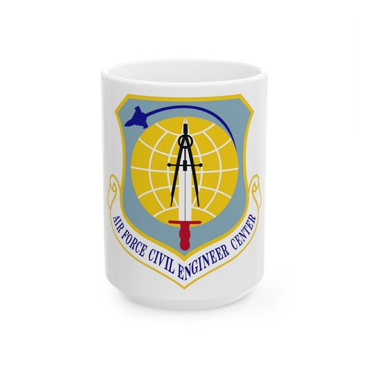 Air Force Civil Engineer Center (U.S. Air Force) White Coffee Mug-15oz-The Sticker Space