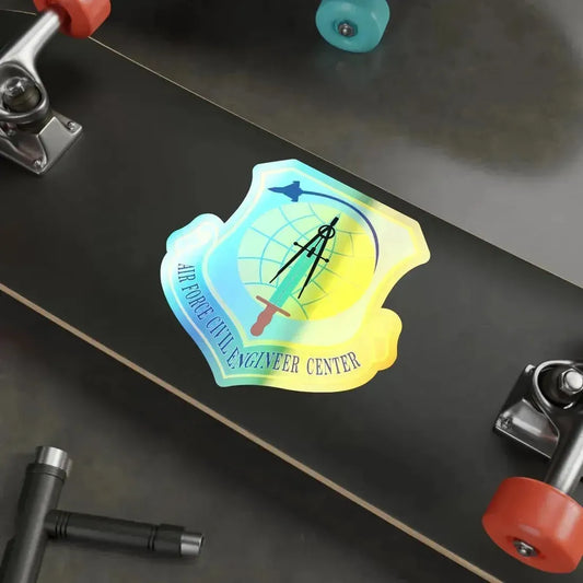 Air Force Civil Engineer Center (U.S. Air Force) Holographic STICKER Die-Cut Vinyl Decal - The Sticker Space