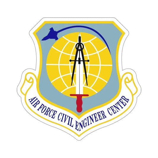Air Force Civil Engineer Center (U.S. Air Force) STICKER Vinyl Die-Cut Decal 6 Inch - The Sticker Space