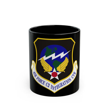 Air Force Command & Control Integration Center (U.S. Air Force) Black Coffee Mug-11oz-The Sticker Space