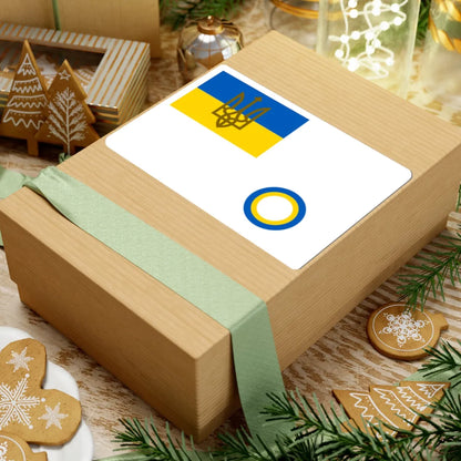 Air Force Command Flag of Ukraine 1918 (Ukraine) STICKER Vinyl Kiss-Cut Decal - The Sticker Space