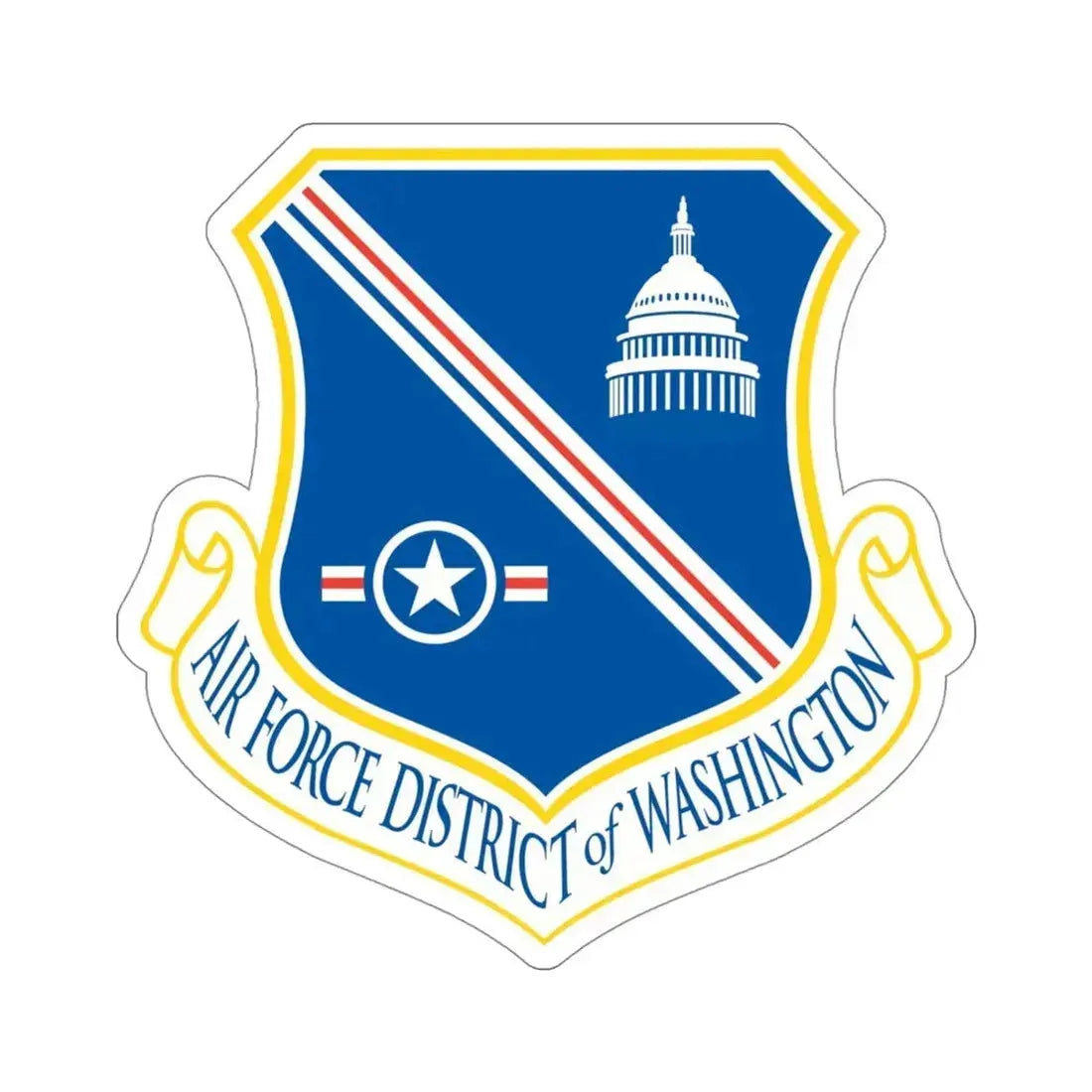Air Force District of Washington (U.S. Air Force) STICKER Vinyl Die-Cut Decal - The Sticker Space