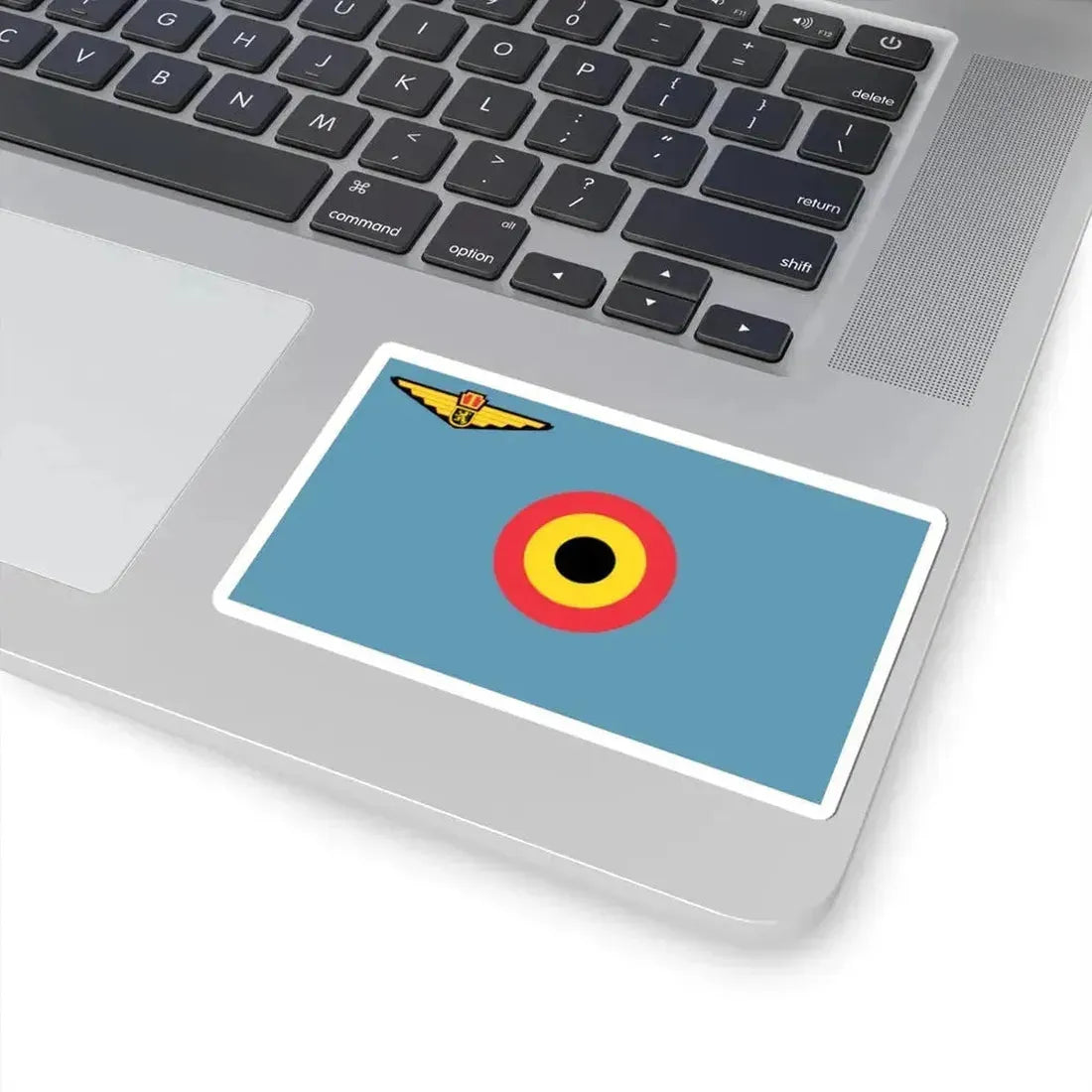 Air Force Ensign of Belgium (Belgium) STICKER Vinyl Kiss-Cut Decal - The Sticker Space