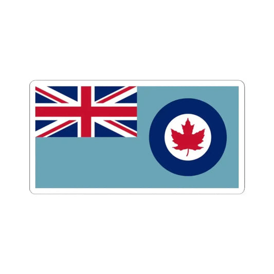 Air Force Ensign of Canada 1941-1968 (Canada) STICKER Vinyl Kiss-Cut Decal 2 Inch White - The Sticker Space