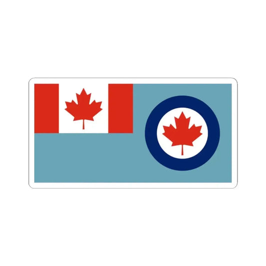 Air Force Ensign of Canada (Canada) STICKER Vinyl Kiss-Cut Decal 2 Inch White - The Sticker Space