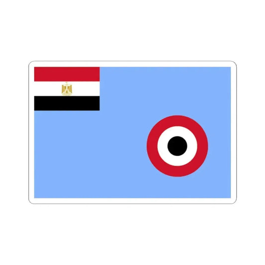 Air Force Ensign of Egypt (Egypt) STICKER Vinyl Kiss-Cut Decal 2 Inch White - The Sticker Space