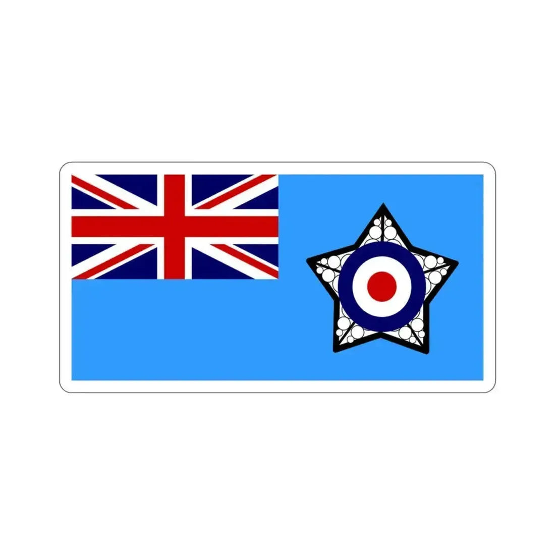 Air Force Ensign of India (1945–1947) (India) STICKER Vinyl Die-Cut Decal 3 Inch - The Sticker Space