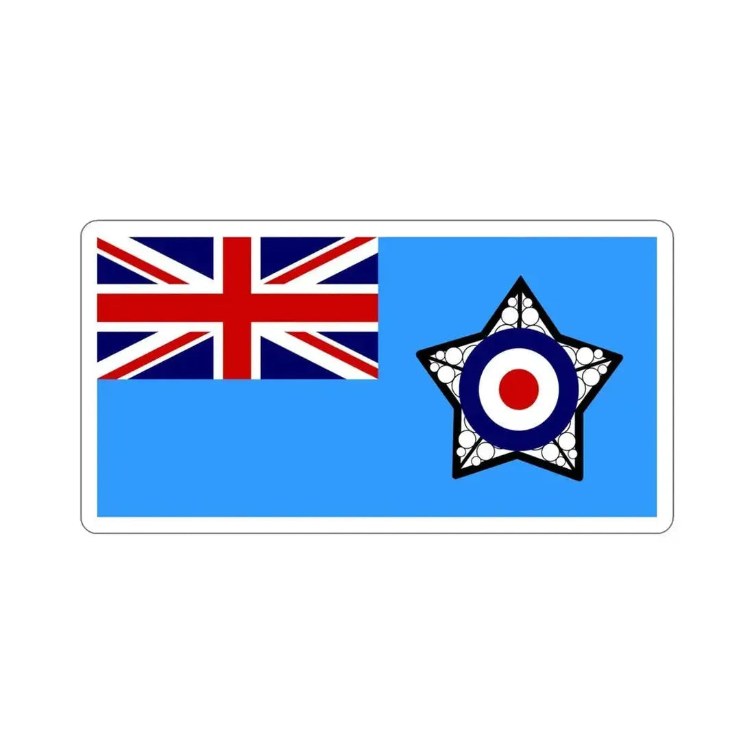 Air Force Ensign of India (1945–1947) (India) STICKER Vinyl Die-Cut Decal - The Sticker Space