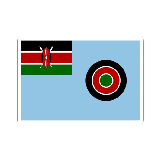 Air Force Ensign of Kenya (Kenya) STICKER Vinyl Kiss-Cut Decal 2 Inch White - The Sticker Space