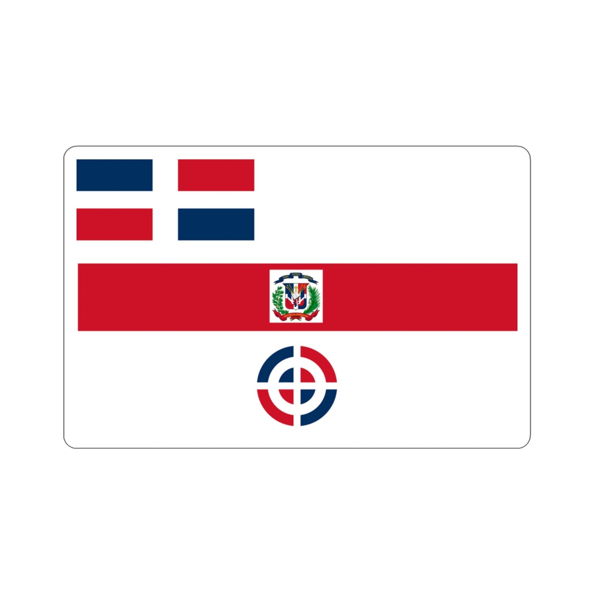 Air Force Ensign of the Dominican Republic STICKER Vinyl Die-Cut Decal-3 Inch-The Sticker Space