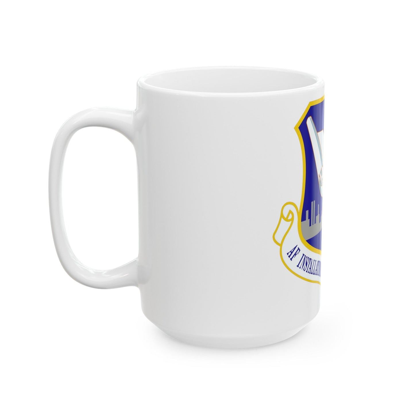 Air Force Installation Contracting Agency (U.S. Air Force) White Coffee Mug-The Sticker Space