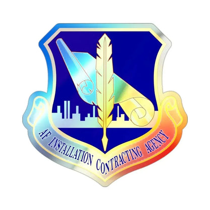 Air Force Installation Contracting Agency (U.S. Air Force) Holographic STICKER Die-Cut Vinyl Decal - The Sticker Space