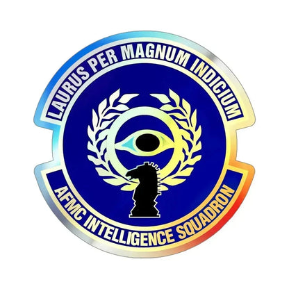 Air Force Materiel Command Intelligence Squadron (U.S. Air Force) Holographic STICKER Die-Cut Vinyl Decal 4 Inch Holographic - The Sticker Space