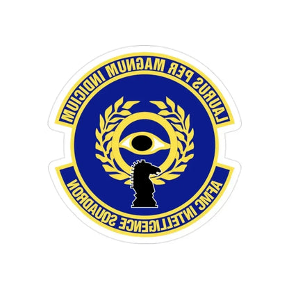 Air Force Materiel Command Intelligence Squadron (U.S. Air Force) REVERSE PRINT Transparent Die-Cut STICKER - The Sticker Space
