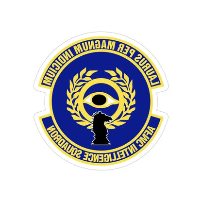 Air Force Materiel Command Intelligence Squadron (U.S. Air Force) REVERSE PRINT Transparent Die-Cut STICKER - The Sticker Space