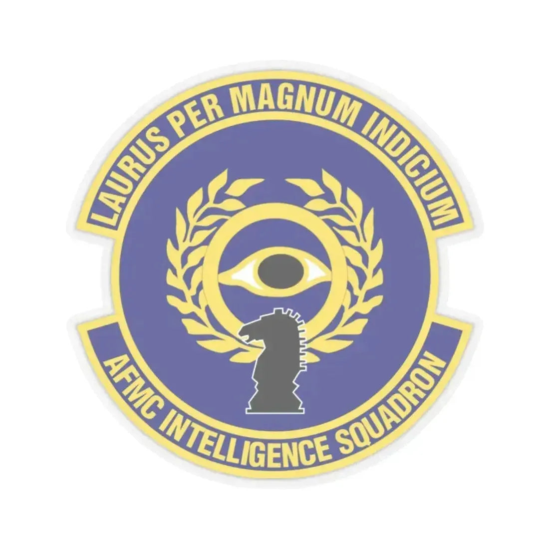 Air Force Materiel Command Intelligence Squadron (U.S. Air Force) STICKER Vinyl Kiss-Cut Decal 2 Inch Transparent - The Sticker Space