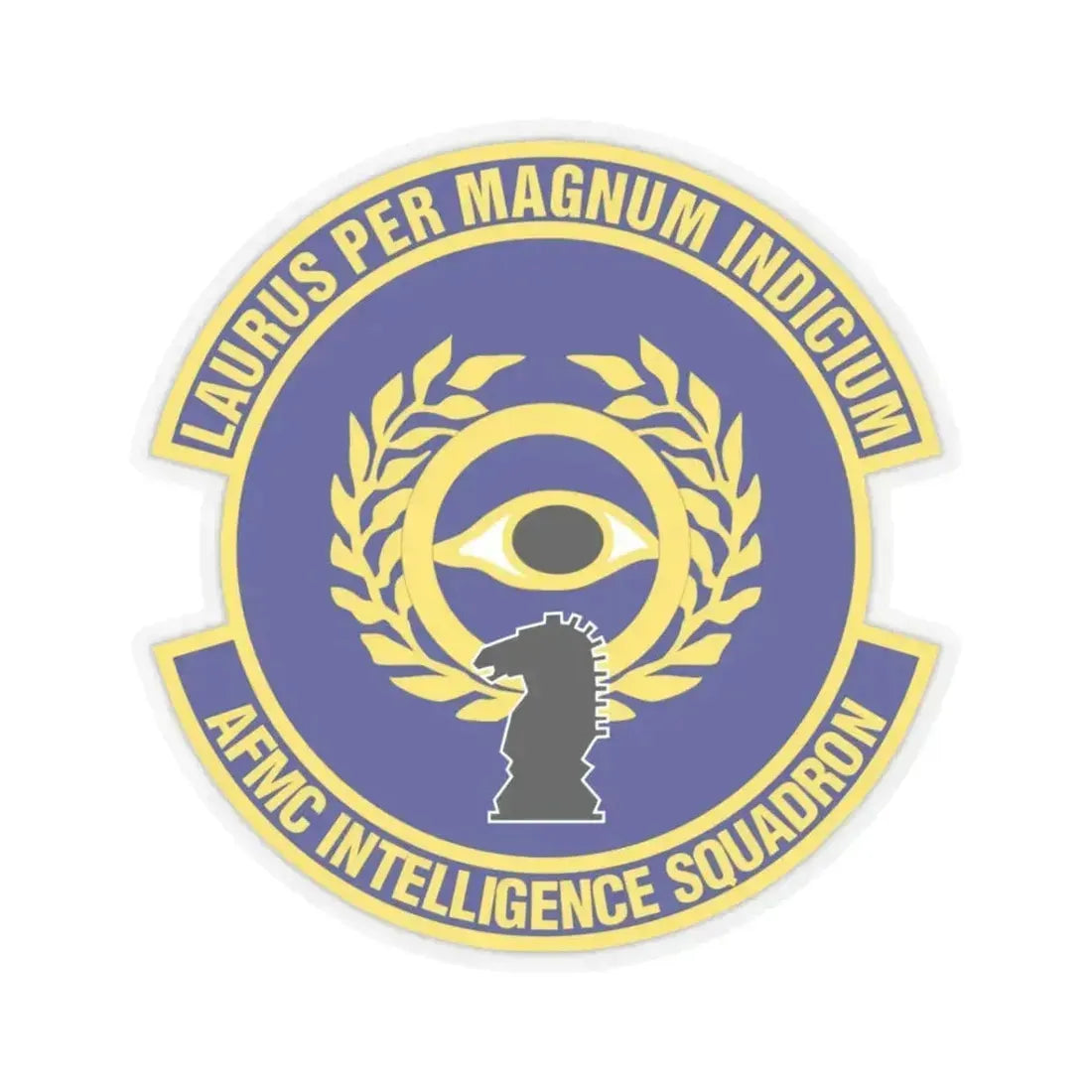 Air Force Materiel Command Intelligence Squadron (U.S. Air Force) STICKER Vinyl Kiss-Cut Decal 3 Inch Transparent - The Sticker Space