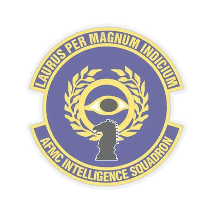 Air Force Materiel Command Intelligence Squadron (U.S. Air Force) STICKER Vinyl Kiss-Cut Decal 3 Inch Transparent - The Sticker Space