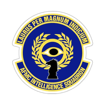 Air Force Materiel Command Intelligence Squadron (U.S. Air Force) STICKER Vinyl Kiss-Cut Decal 4 Inch White - The Sticker Space