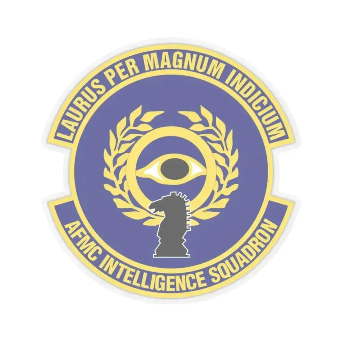 Air Force Materiel Command Intelligence Squadron (U.S. Air Force) STICKER Vinyl Kiss-Cut Decal 6 Inch Transparent - The Sticker Space
