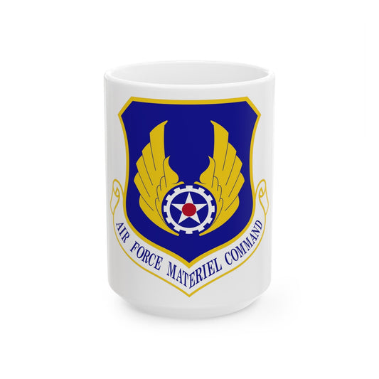 Air Force Materiel Command (U.S. Air Force) White Coffee Mug-15oz-The Sticker Space