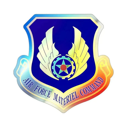 Air Force Materiel Command (U.S. Air Force) Holographic STICKER Die-Cut Vinyl Decal 3 Inch Holographic - The Sticker Space
