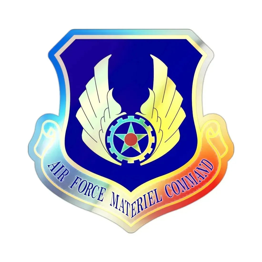 Air Force Materiel Command (U.S. Air Force) Holographic STICKER Die-Cut Vinyl Decal - The Sticker Space