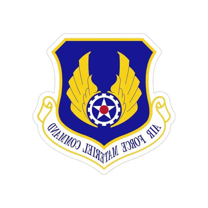 Air Force Materiel Command (U.S. Air Force) REVERSE PRINT Transparent Die-Cut STICKER 6 Inch Die-Cut Transparent - The Sticker Space