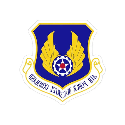 Air Force Materiel Command (U.S. Air Force) REVERSE PRINT Transparent Die-Cut STICKER - The Sticker Space