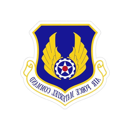Air Force Materiel Command (U.S. Air Force) REVERSE PRINT Transparent Die-Cut STICKER - The Sticker Space