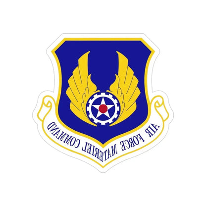 Air Force Materiel Command (U.S. Air Force) REVERSE PRINT Transparent Die-Cut STICKER - The Sticker Space