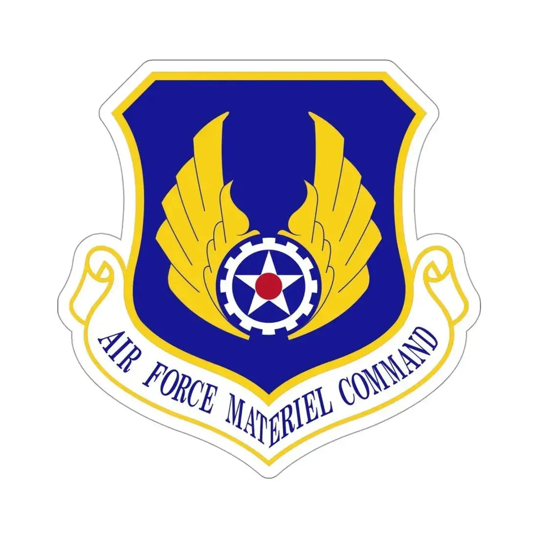 Air Force Materiel Command (U.S. Air Force) STICKER Vinyl Die-Cut Decal 4 Inch - The Sticker Space