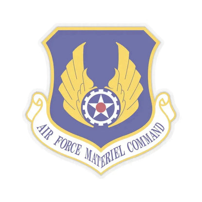 Air Force Materiel Command (U.S. Air Force) STICKER Vinyl Kiss-Cut Decal 3 Inch Transparent - The Sticker Space