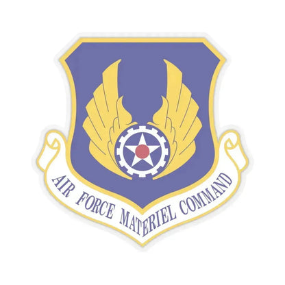 Air Force Materiel Command (U.S. Air Force) STICKER Vinyl Kiss-Cut Decal 4 Inch Transparent - The Sticker Space